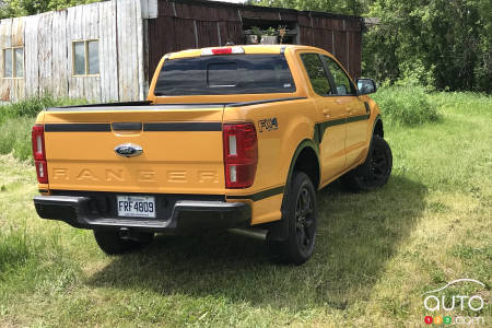 Ford Ranger Splash 2022, trois quarts arrière